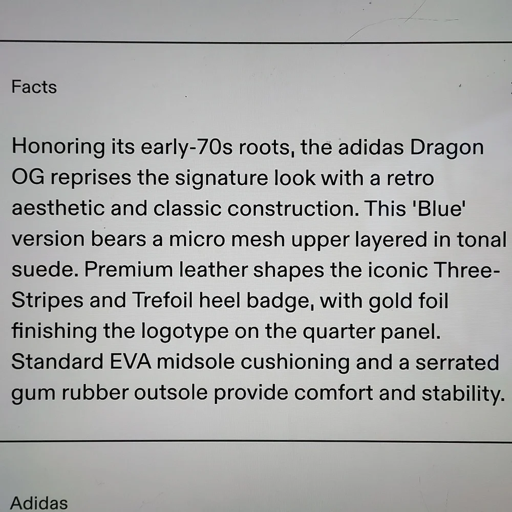 Adidas Dragon 2006 Retro Inspired Sneakers - Picture 15 of 15